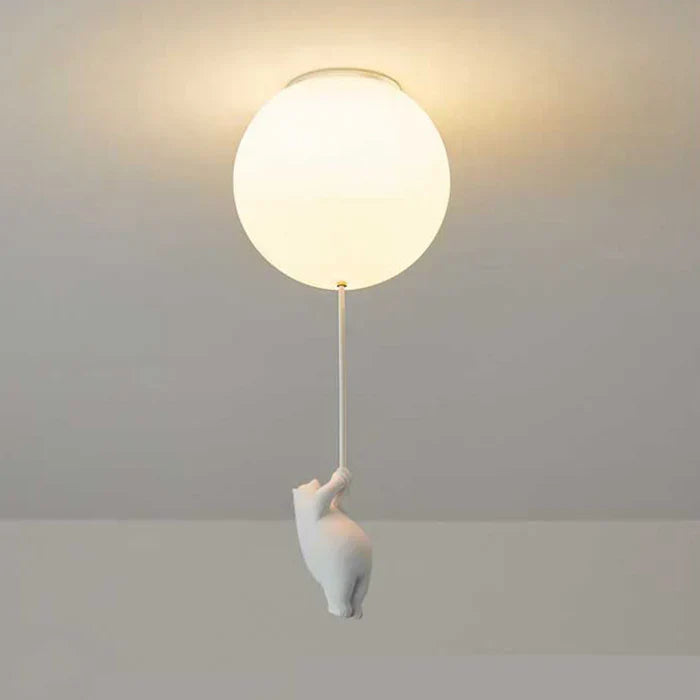 Maliben | Children's Ceiling Lamp With Bear And Balloon - Cloudbear