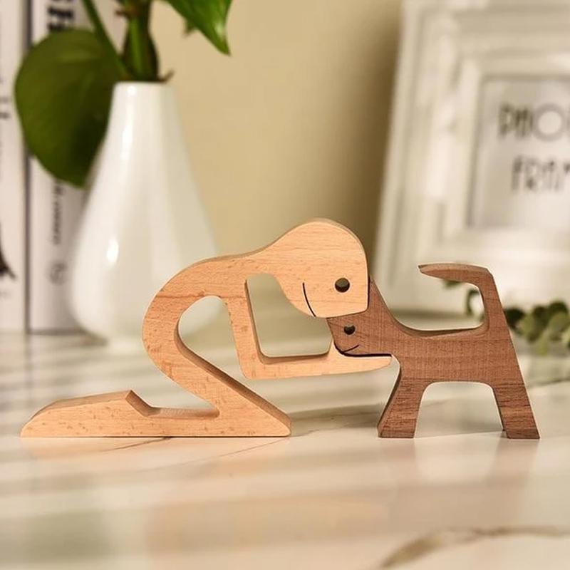 Maliben | Animal Lover Wooden Sculpture Table Decoration