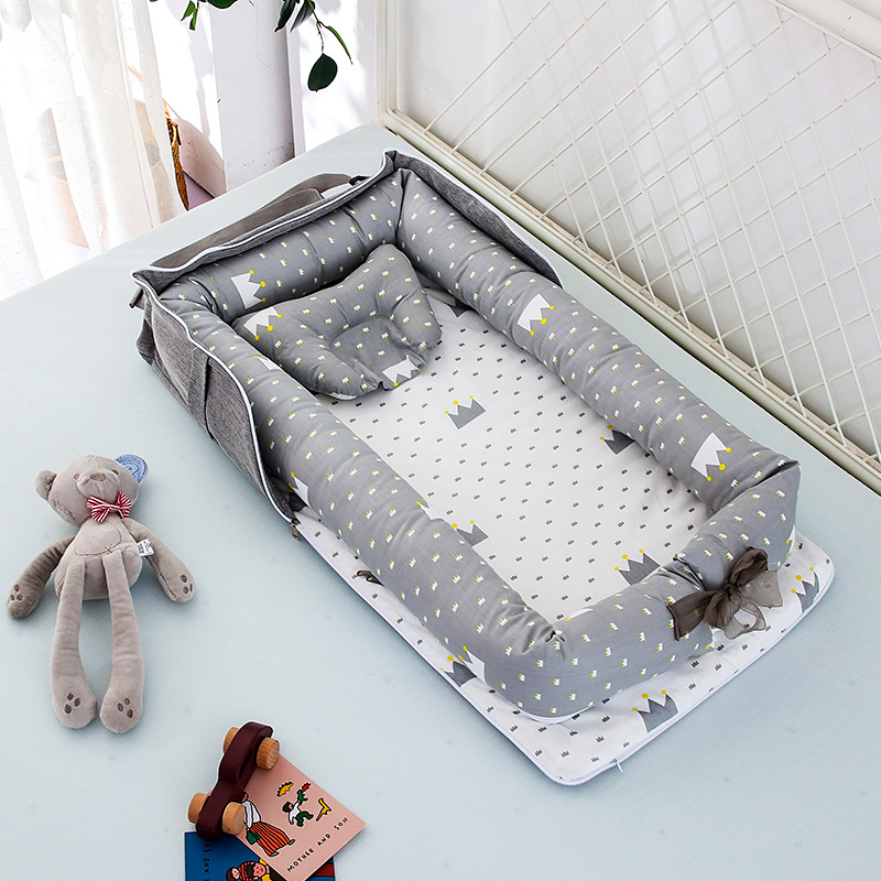 Maliben | Portable And Foldable Baby Bed With Pillow