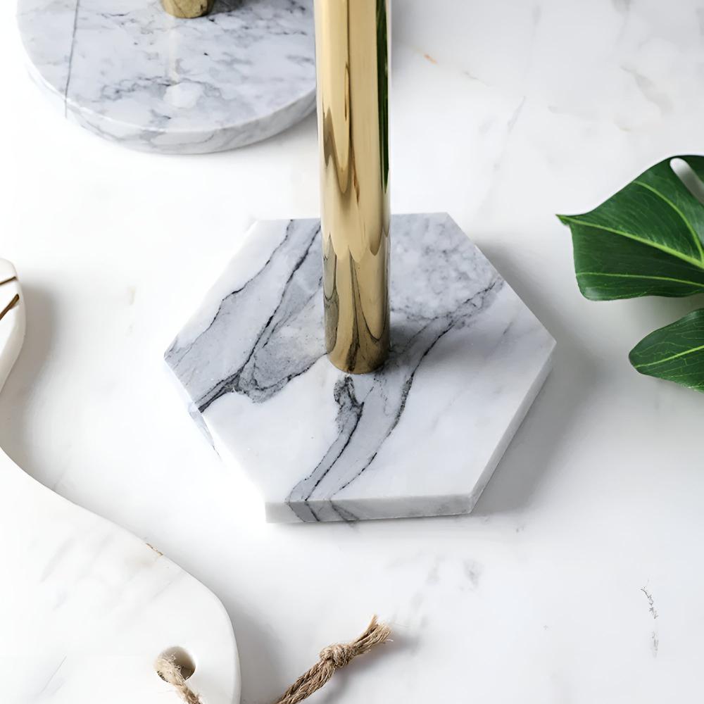 Maliben | Marble Base Paper Towel Holder