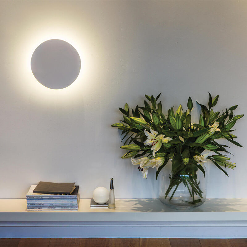 Maliben | Gloworb Minimalistic Round Led Wall Light | Color Variety | Dimmable Light