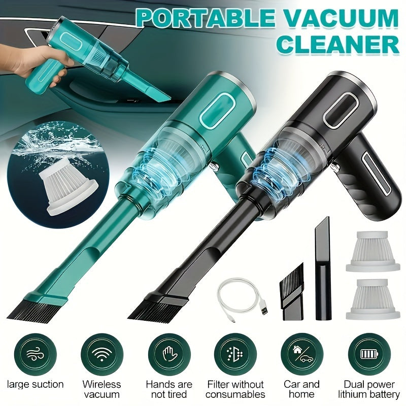 Maliben | Powerclean - Portable Usb Rechargeable Vacuum Cleaner For Car And Home