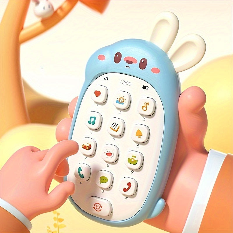 Maliben | BabaPhone | First Discovery Phone - Interactive Baby phone With Music And Teething Ring