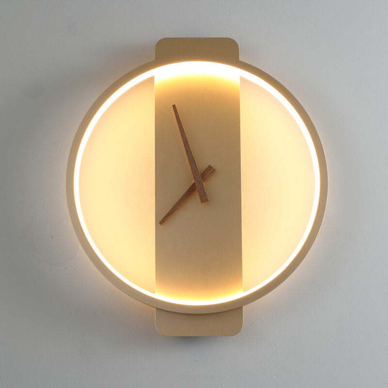 Maliben | Luxe Clock-Shaped Led Wall Lamp For Modern Interior