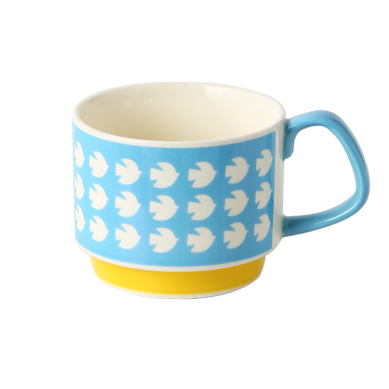 Ceramic Hanging Ear Printing Coffee Cup