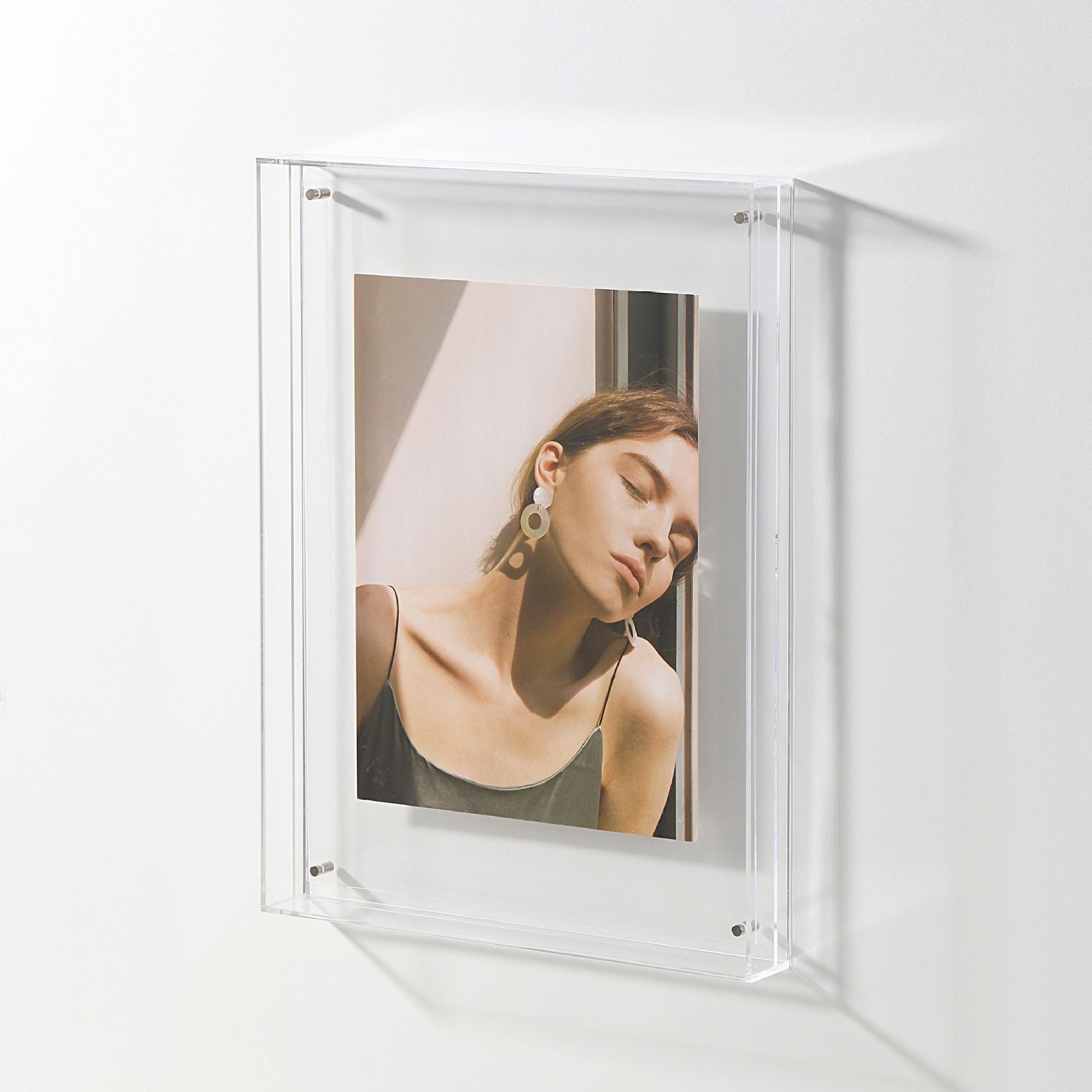 Acrylic Photo Frame Platform Light Luxury High Sense Transparent Display Frame