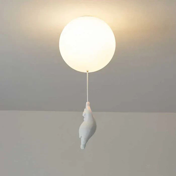 Maliben | Children's Ceiling Lamp With Bear And Balloon - Cloudbear