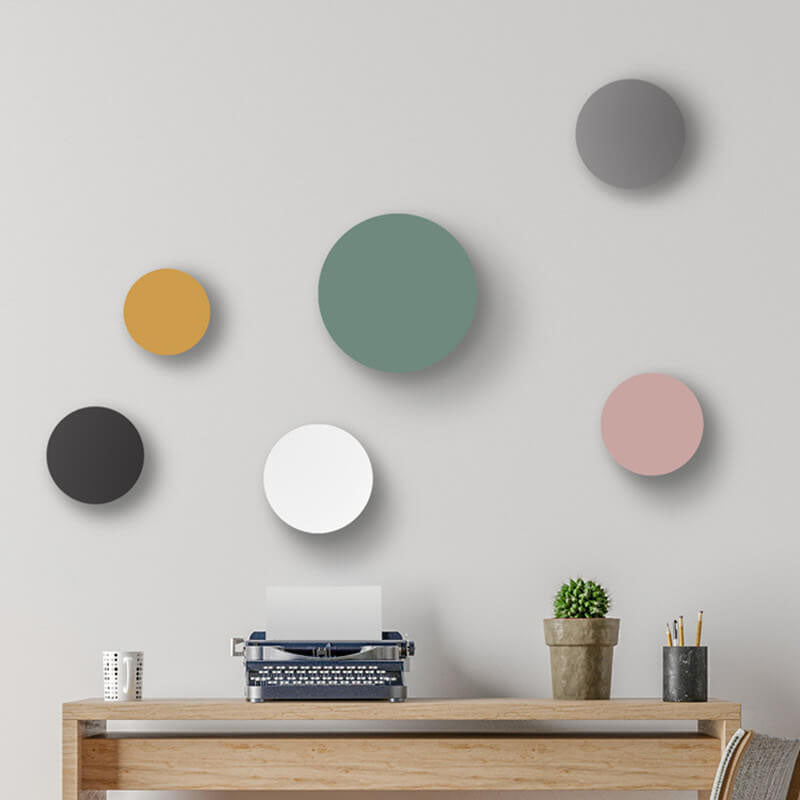 Maliben | Gloworb Minimalistic Round Led Wall Light | Color Variety | Dimmable Light