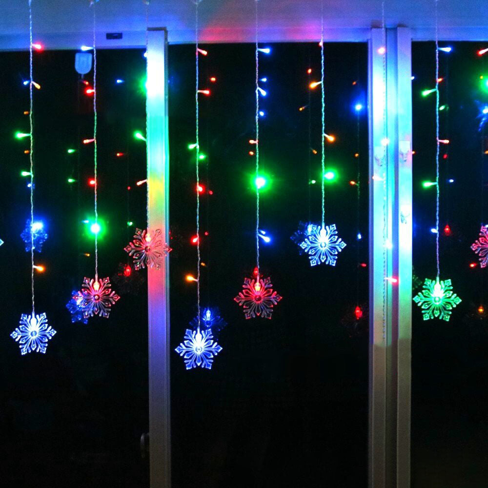 Maliben | Snowflake Remote Control Ice Strip Light Blinking Led Decorative String Lights