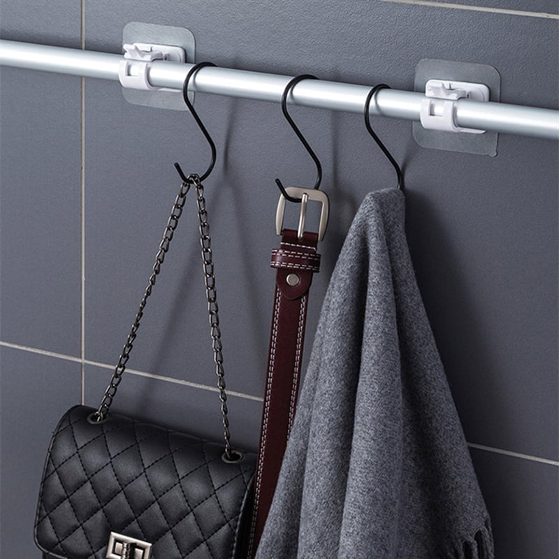 Maliben | Nail-Free Adjustable Curtain Rod Holders(Set Of 2)