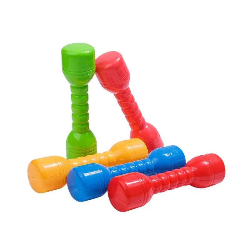 Maliben | Colorful Plastic Dumbbells For Kids – Lightweight Fitness Toy