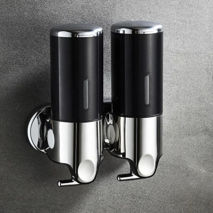 Maliben | Wall Mounted Soap Dispenser | Sudsstation Bathroom Organizer | Stainless Steel & Abs | 16.9 Fl Oz | Set Of 1–3