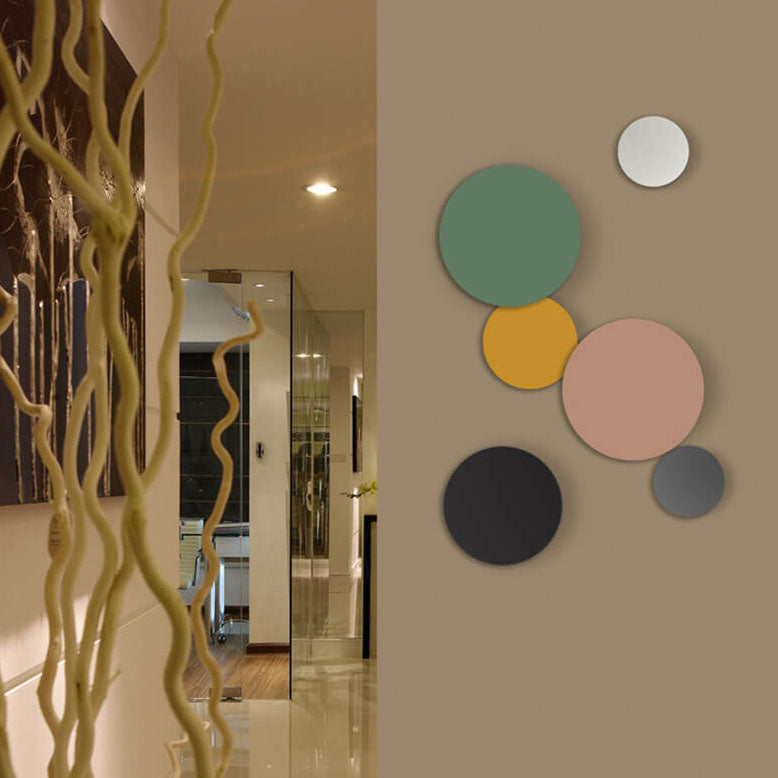 Maliben | Gloworb Minimalistic Round Led Wall Light | Color Variety | Dimmable Light