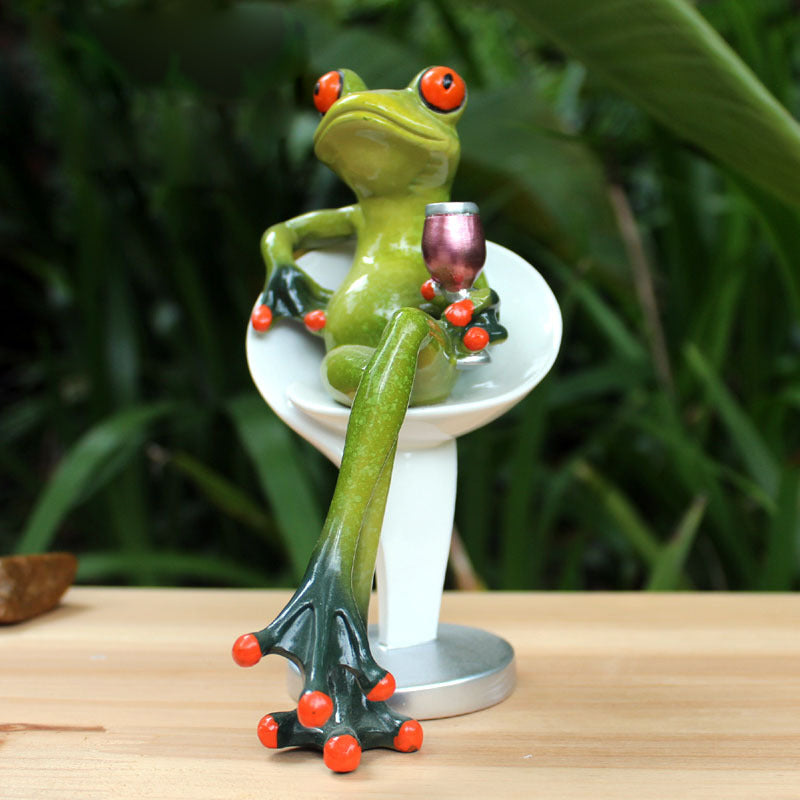 Maliben | Festival Frog Resin Crafts Frog Pastoral Ornament