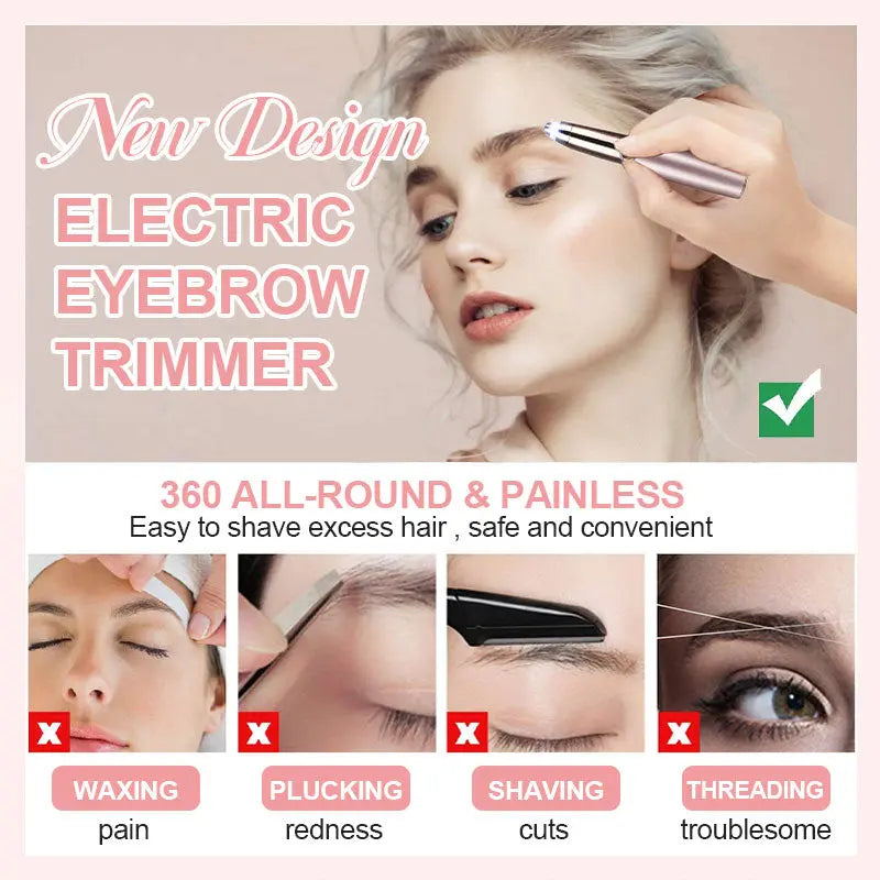 Maliben | Pain-Free Electric Eyebrow Trimmer For Precise Hair Removal
