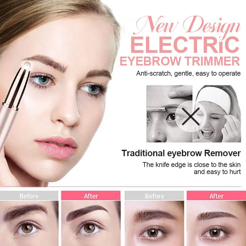 Maliben | Pain-Free Electric Eyebrow Trimmer For Precise Hair Removal