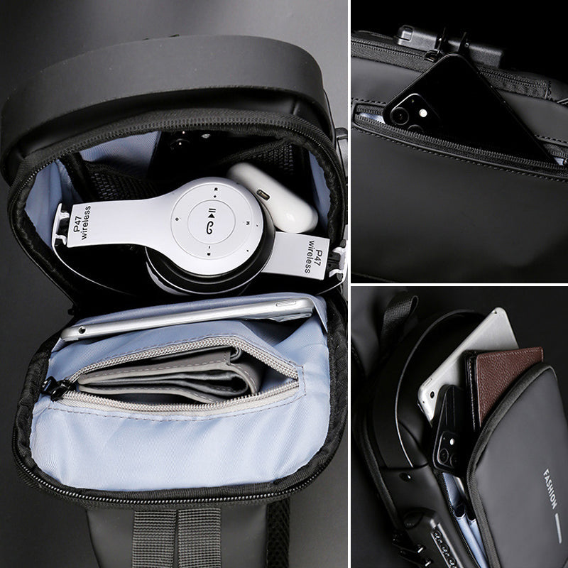 Maliben | Usb Charging Port Sling Anti-Theft Crossbody Bag