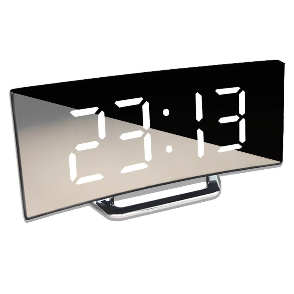 Maliben | Curved LED Digital Alarm Clock - Rass