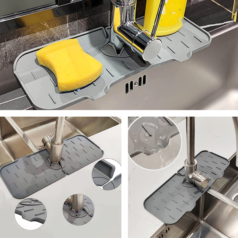 Maliben | Silicone Faucet Handle Drip Catcher Tray