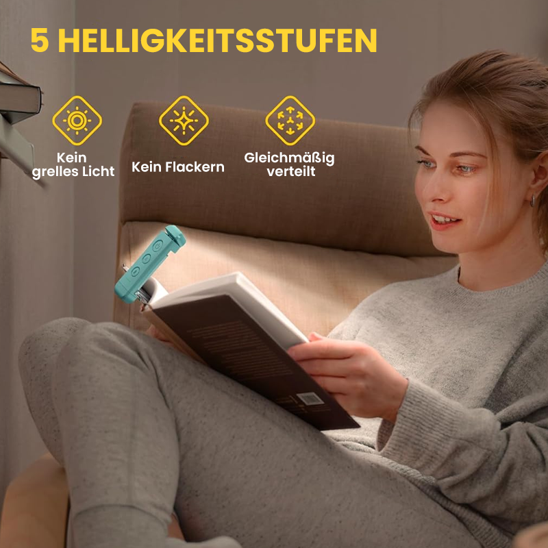 Maliben | Portable Led Reading Light To Clip On