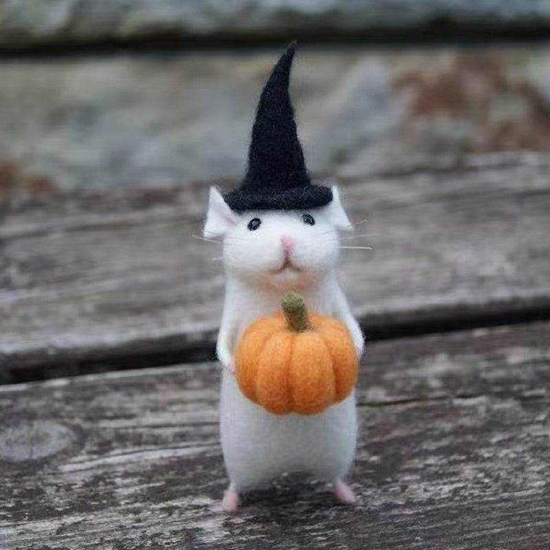 Maliben | Felt Mouse Halloween Ornament