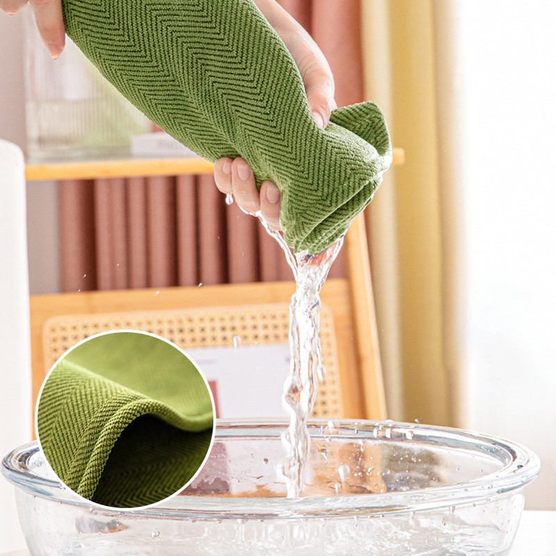 Maliben | Wavy Check Chenille Fabric Furniture Protector Sofa Cover