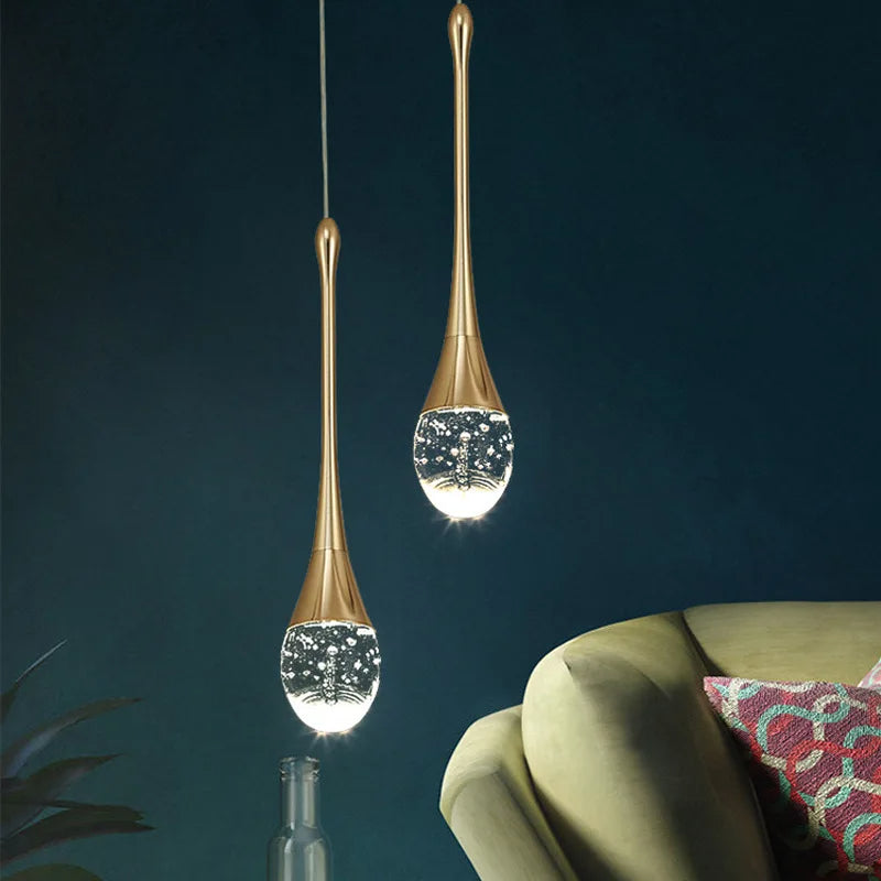 Maliben | Glass Pendant Lamp With Warm Light Glow - Vetra