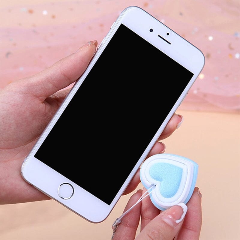 Maliben | Heart-Shaped Macaron Screen Glass Cleaner
