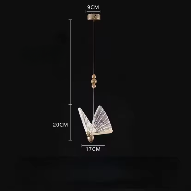 Maliben | Modern Creative Led Pendant Lamp With Decorative Butterfly Design