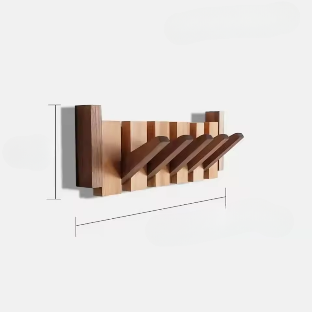 Maliben | Wooden Coat Hook In Piano Key Design For The Hall