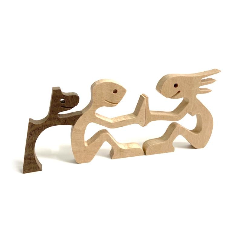 Maliben | Animal Lover Wooden Sculpture Table Decoration