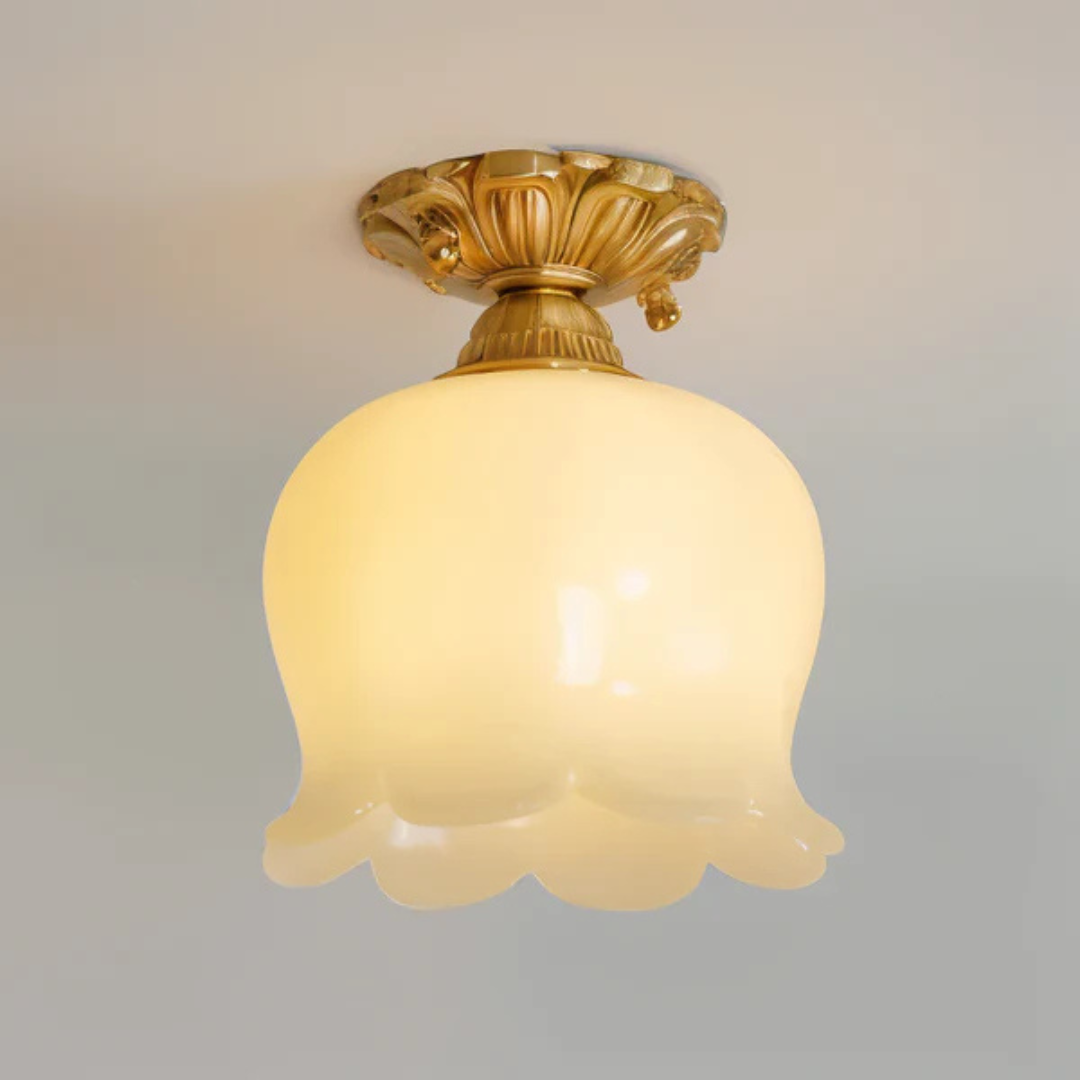 Maliben | Vintage Ceiling Lamp In Flower Shape