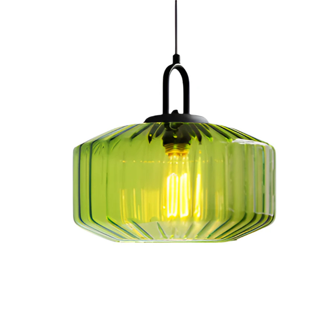 Maliben | Retro Colored Glass Pendant Lamp