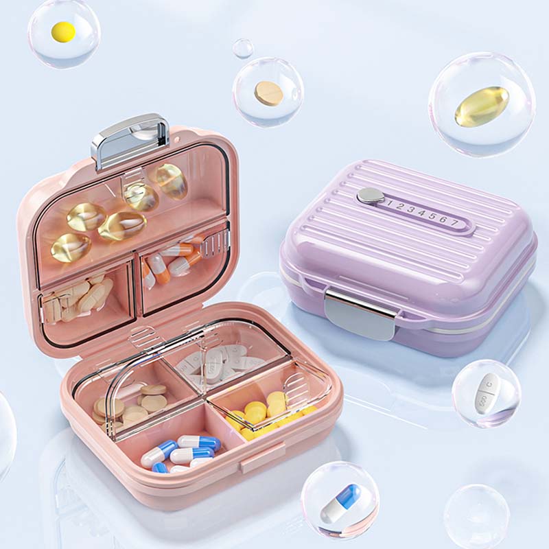 Maliben Small portable pillbox