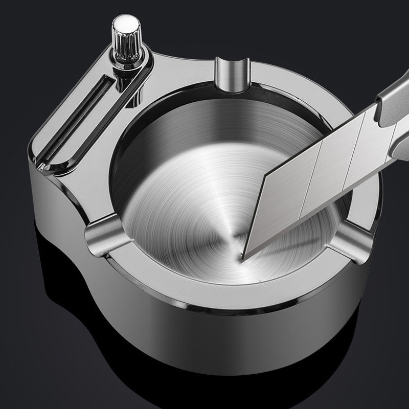 Maliben | Retro Metal Ashtray, Cigarette Lighter