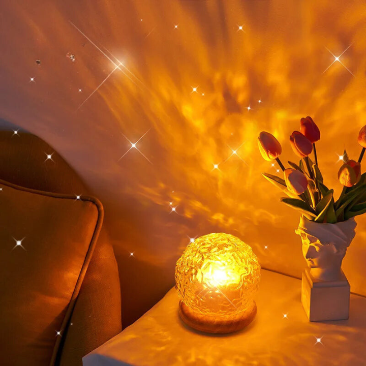 Maliben | Unique Wave Effect Table Lamp For Relaxation