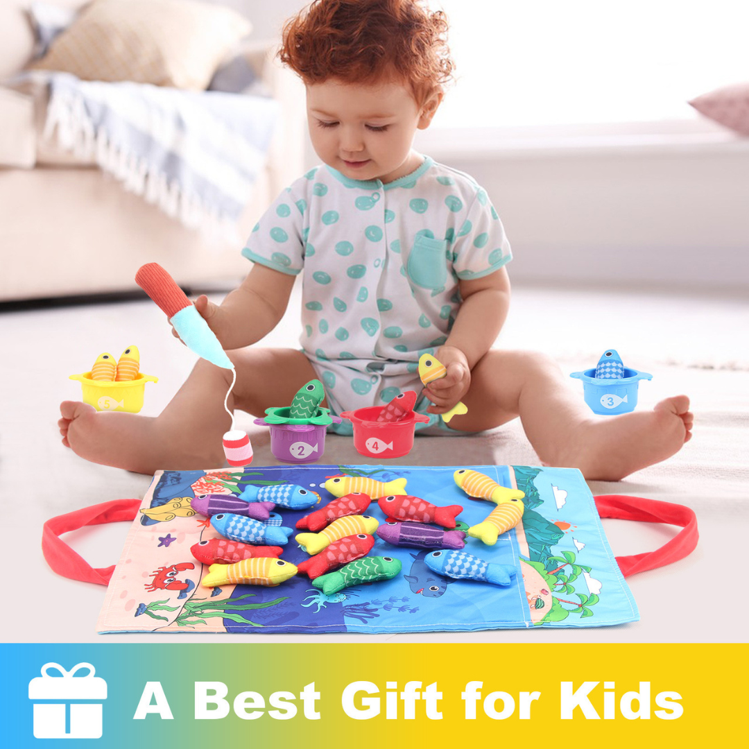 Maliben | Montessori Plush Fishing Bond Toy
