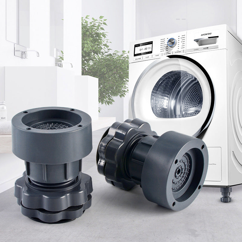 Maliben | 4 Piece Height-Adjustable Washing Machine Stand