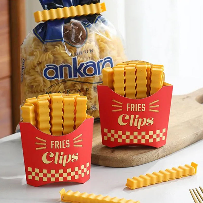 Maliben | Funny Magnetic French Fries Food Closure Clip