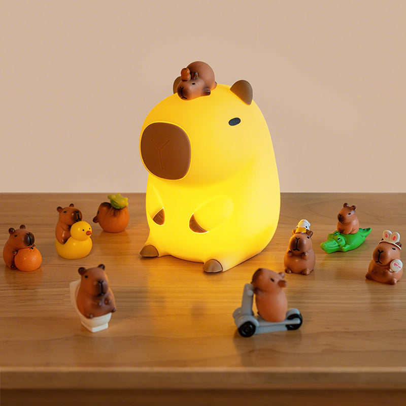 Maliben | Squishbara | Capybara Squishy Night Light Ideal Gift For All Ages