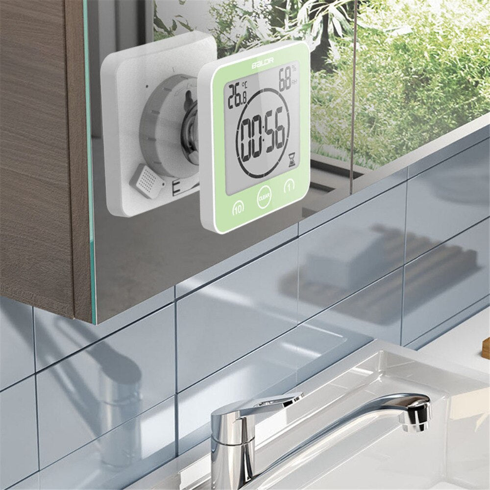 Maliben | Waterproof Shower Clock - Always on time, even in the bathroom!