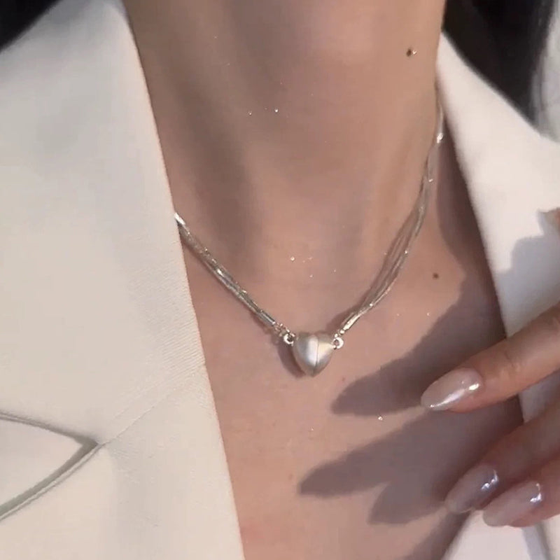 Maliben | Necklace With Magnetic Heart Pendant
