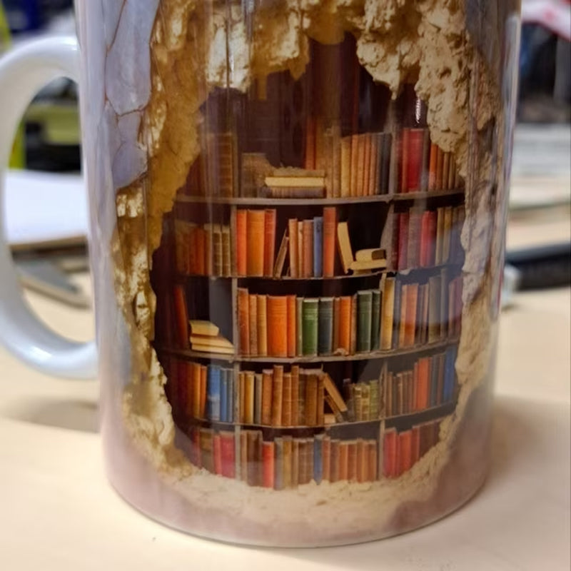 Maliben | 3d Bookshelf Mug