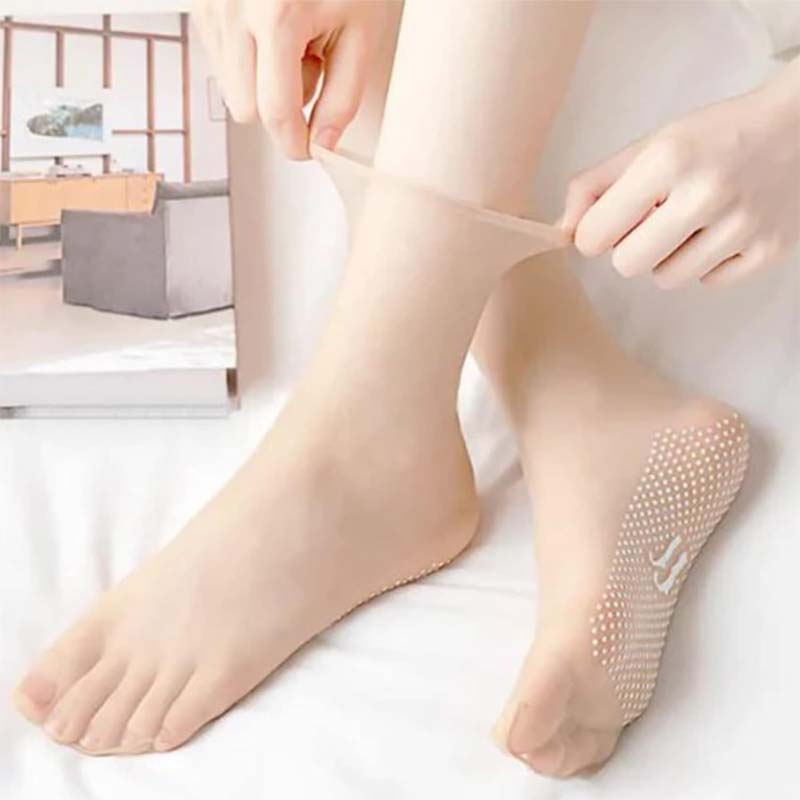 Maliben | Invisible, Non-Slip Crystal Silk Socks For Spring And Summer