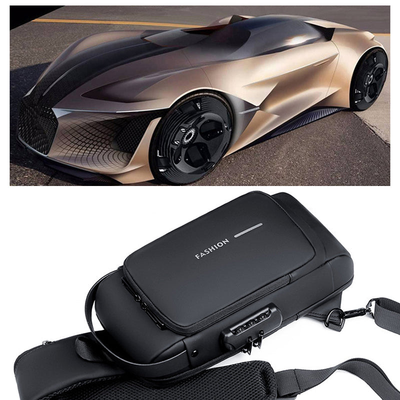 Maliben | Usb Charging Port Sling Anti-Theft Crossbody Bag