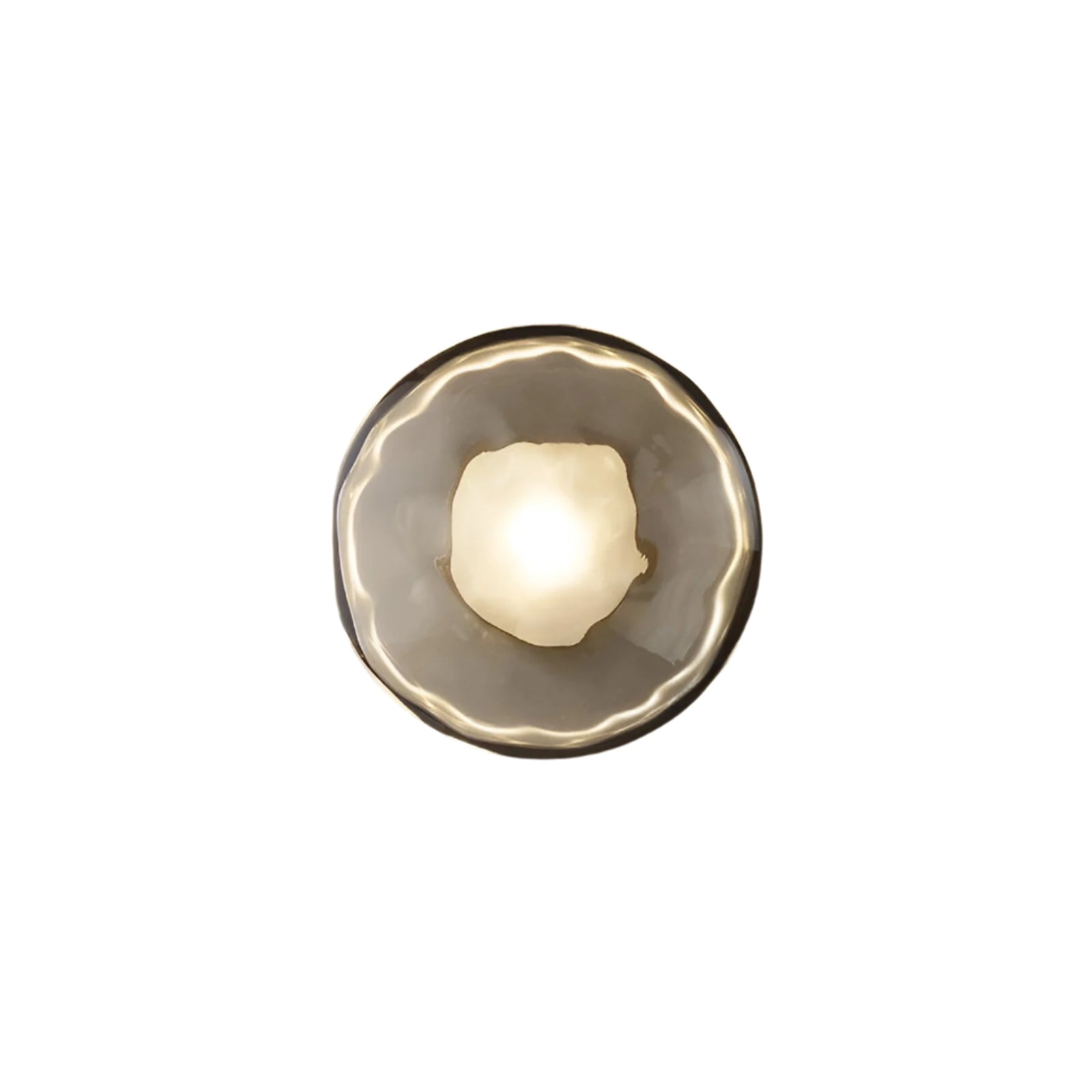 Maliben | Round Glass Wall Lamp In Scandinavian Design