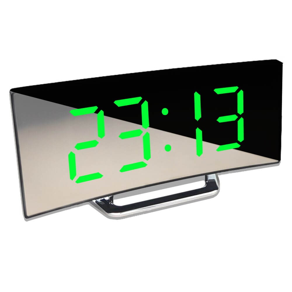 Maliben | Curved LED Digital Alarm Clock - Rass