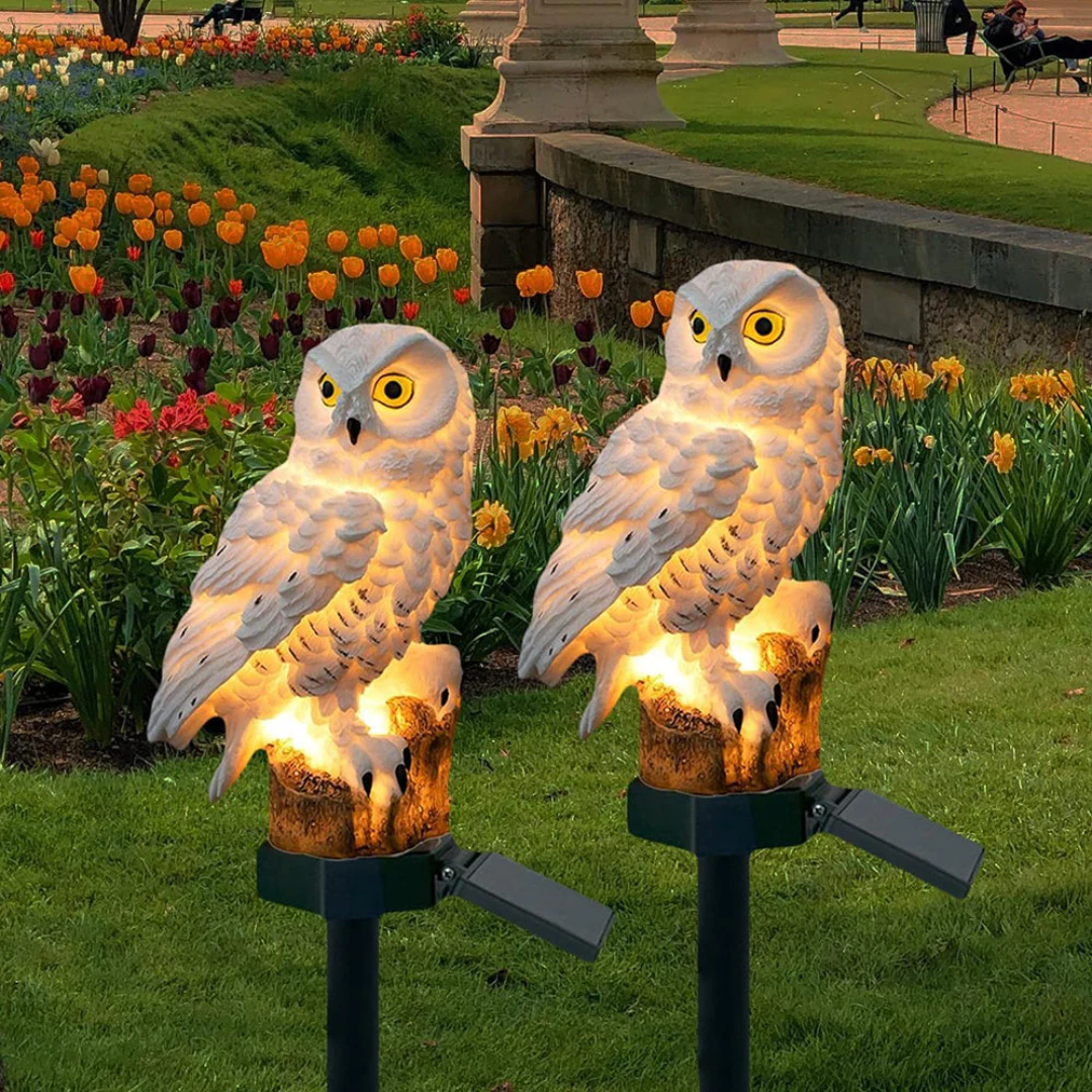 Maliben | Solar Garden Lamps – Owl Design Outdoor Lighting With Solar Energy