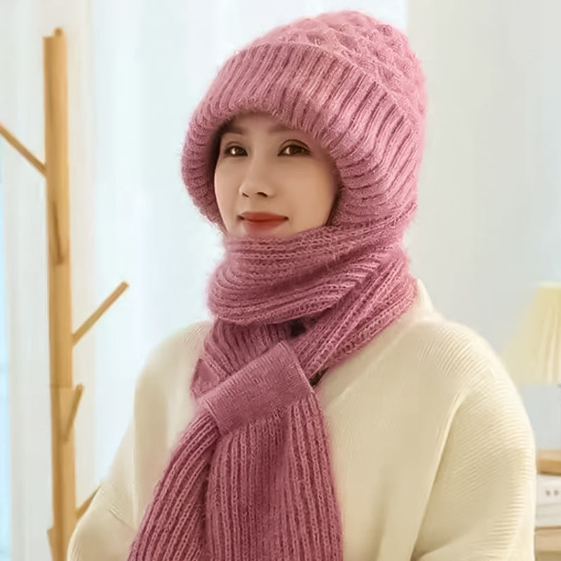 Maliben | Integrated Hearing Protection Windproof Hat Scarf
