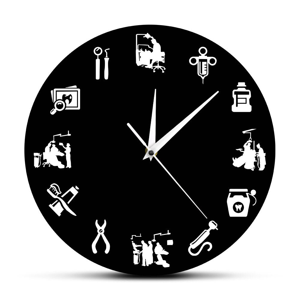 MAliben | Stylish Dental - Design Wall Clock For a Modern Interior